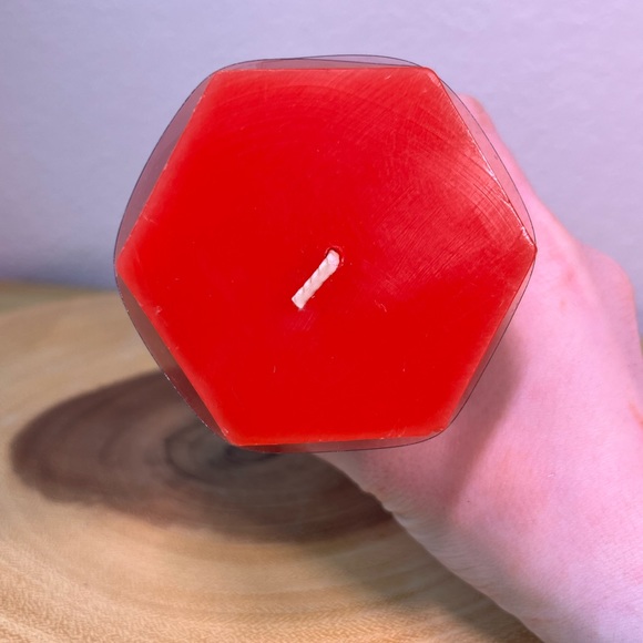 Debi Lilly Hexagon Pillar Candle - Picture 2 of 4